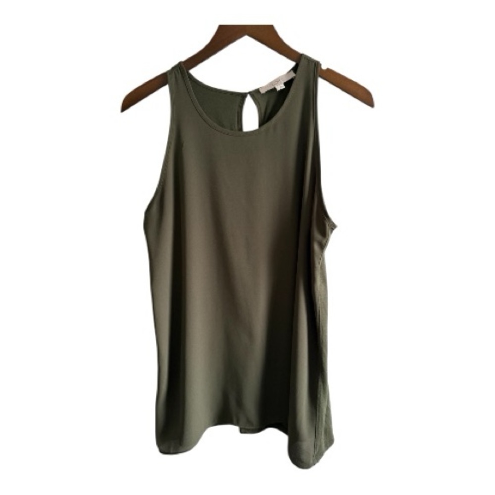 LOFT Olive Green Tank Top